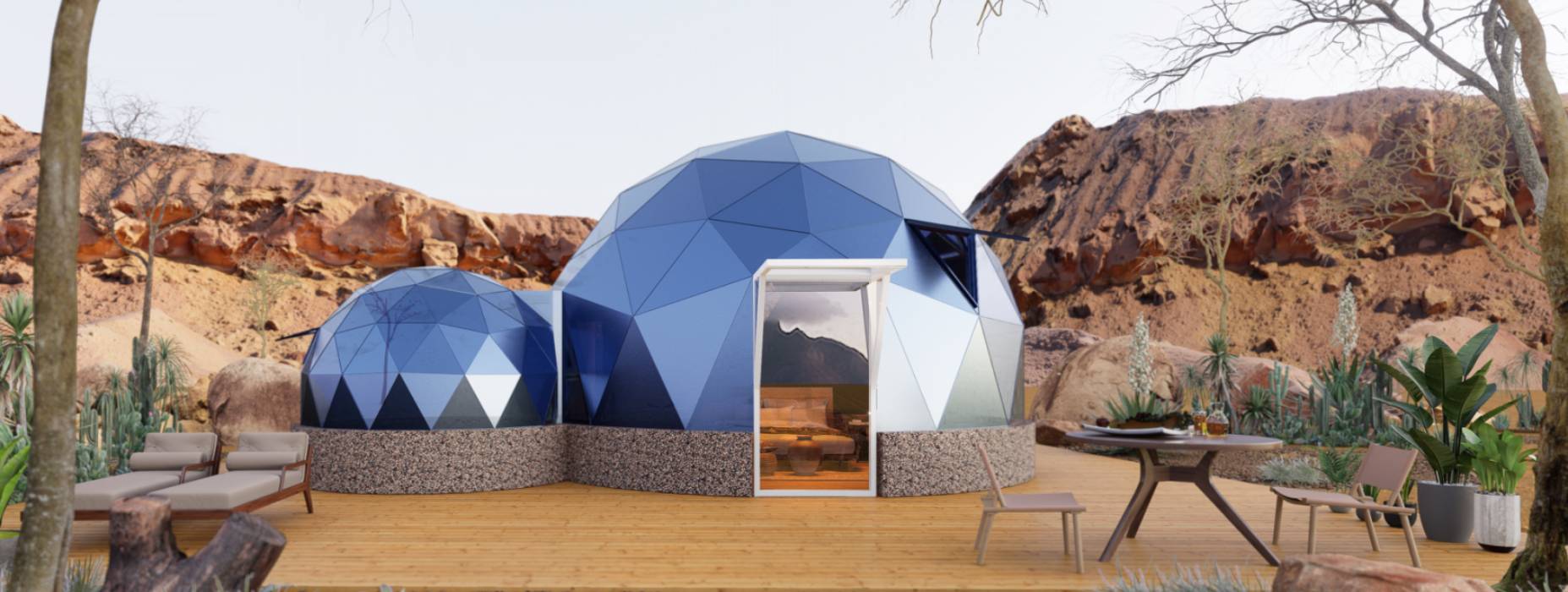 惠安县球形智能光伏玻璃星空房